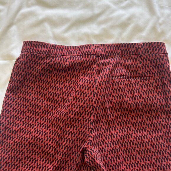 Foschini Ladies Pants sz 12 Red Black Ankle read - Picture 4 of 10